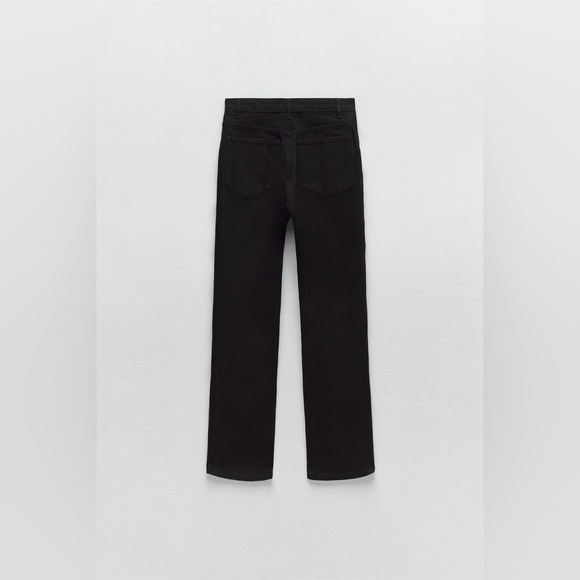 NWT ZARA cut out jeans black size 27 or size 4 festival - Picture 7 of 16